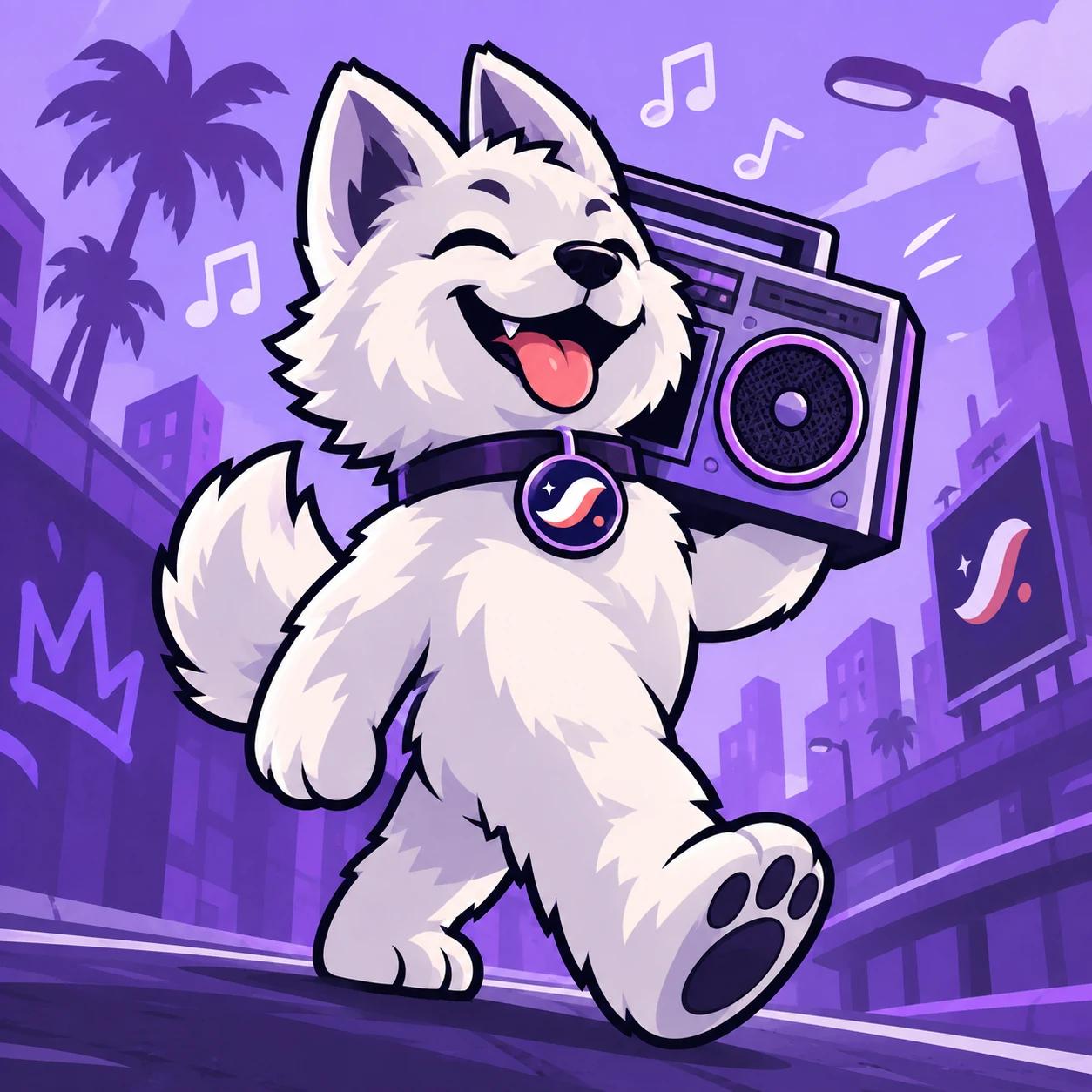 STARKY with boombox